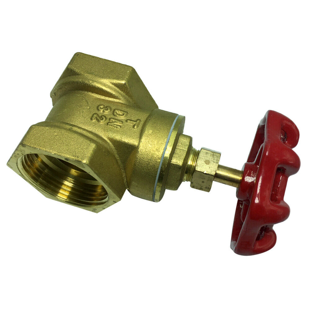 DN32 Brass Gate Valve Water Air Pipe Hose Valve Pipe Fitting