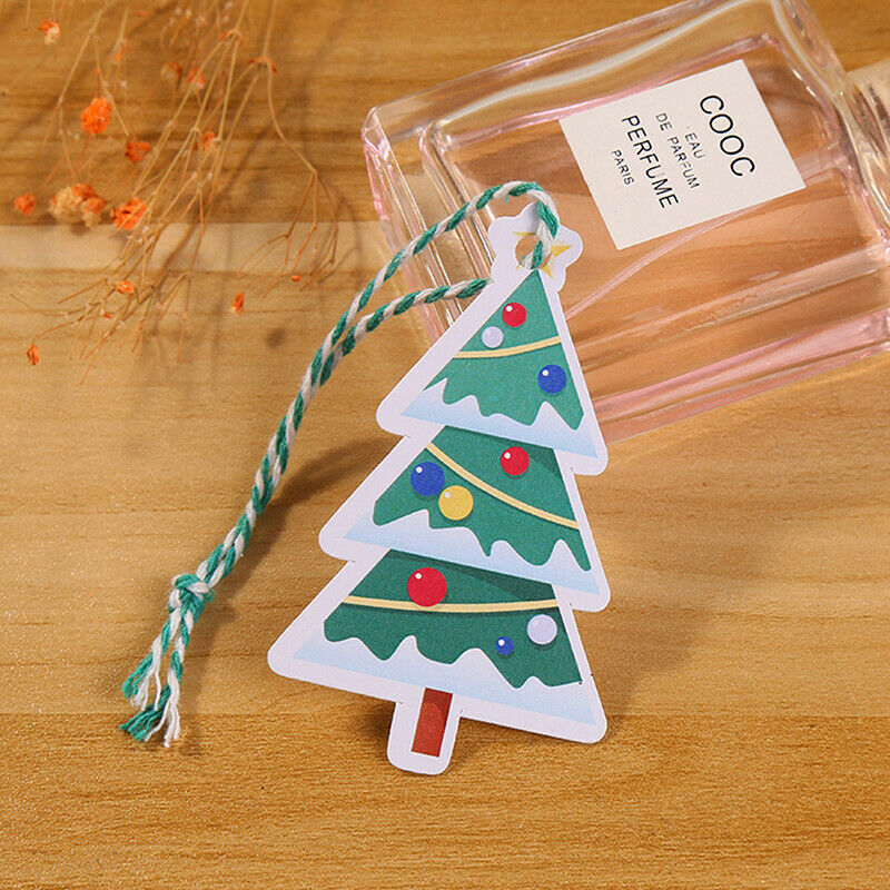 60pcs/set Merry Christmas Tags snowman deer Card Gift Label Tag DIY Hang T W SJ