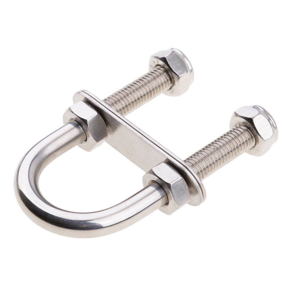 Boat Marine Tool Marine-Grade Stainless Steel U Bolt M10 x 50 x 90 x 43mm