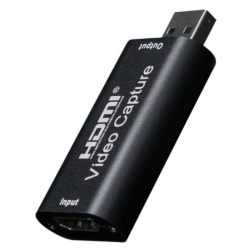 Mini   to USB 2.0 Video Capture Card for Game/Video Live Streaming Black