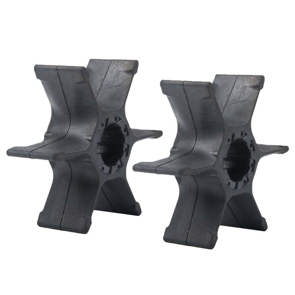 2Pieces Black Water Pump Impeller Outboard Motor Impeller CV40HP/1990-1991