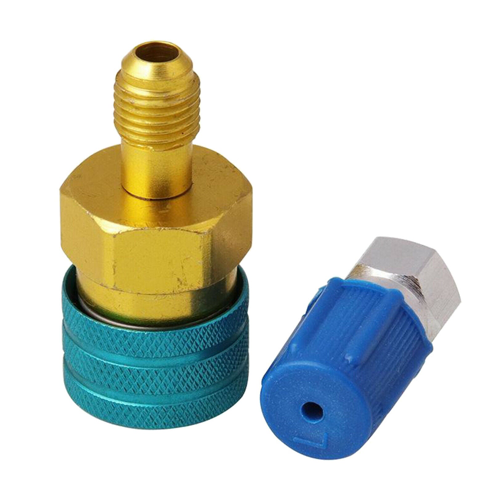 1x R1234YF Low Side Coupler to R134A Hose Adapter Quick Fitting Connector