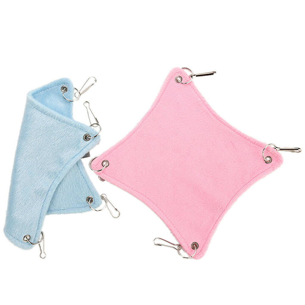 2 X Hammock For Chinchilla Hamster Hanging Bed For Small Pets Pet Wear Resistant