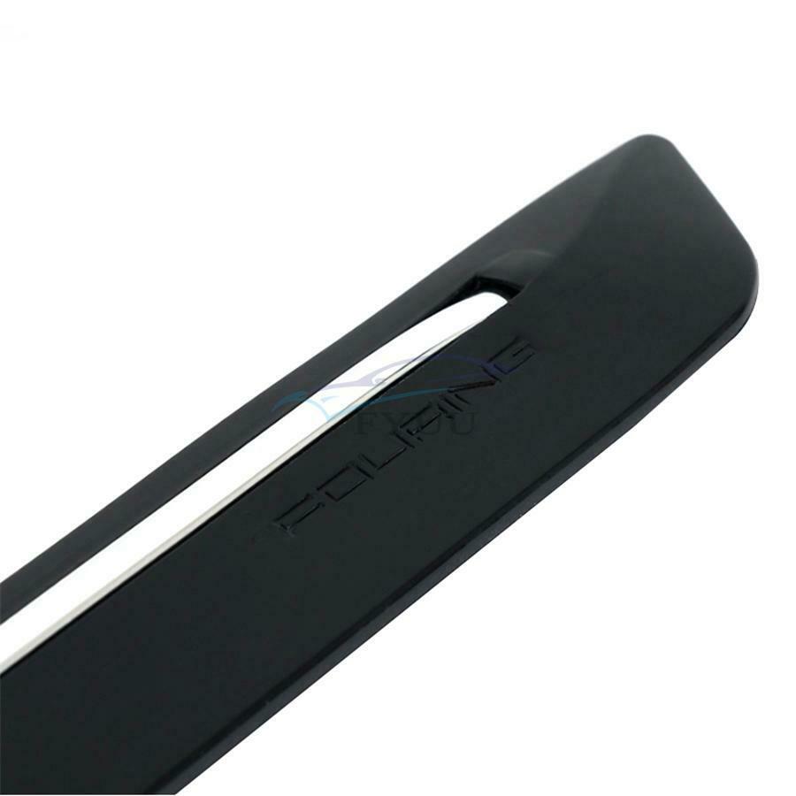 4× 42×3.1CM Universal Rubber Car Anti-scratch Front Rear Bumper Decorate Strips
