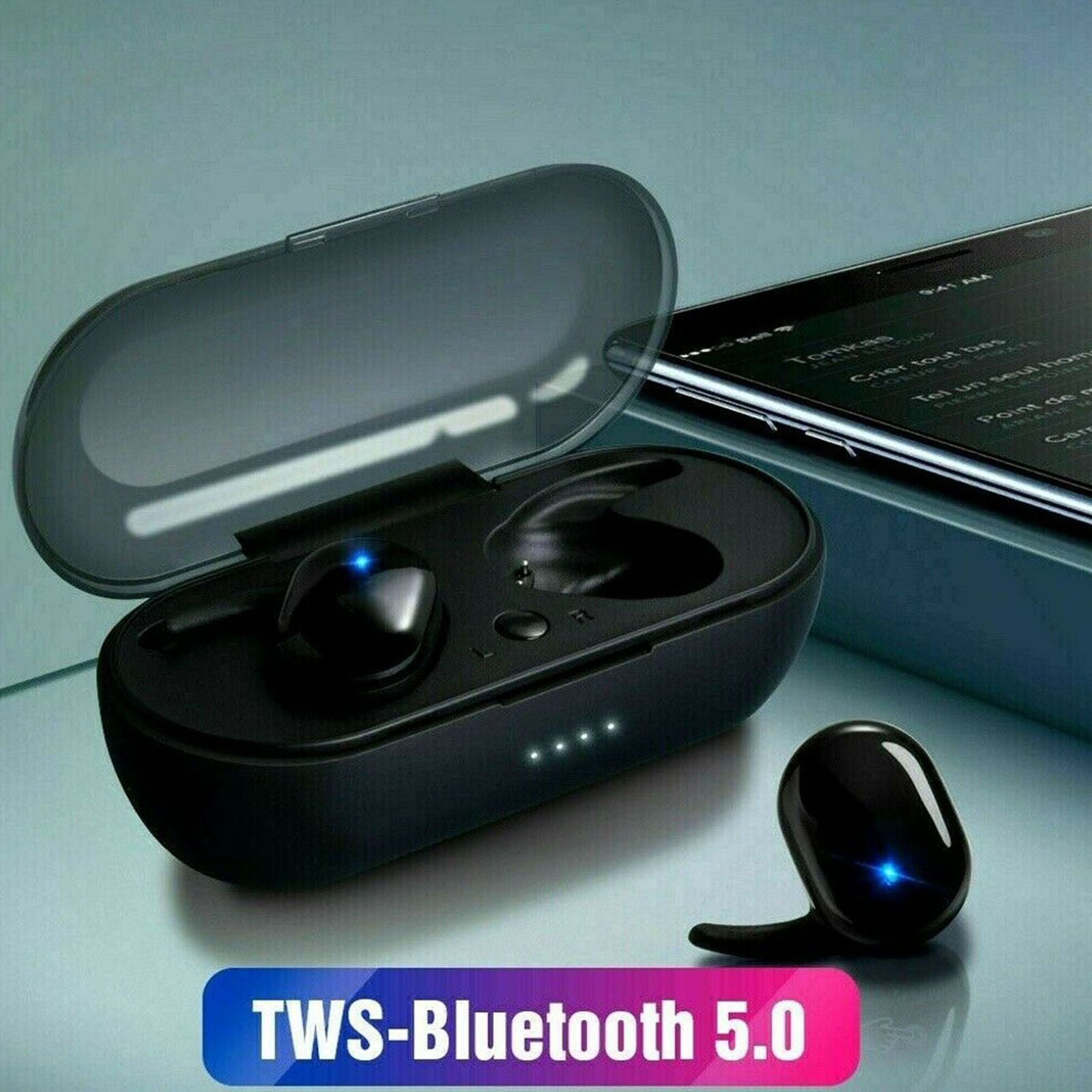 Bluetooth 5.0 Wireless Headphones TWS Earphones Mini In-Ear Pods For IOS Android