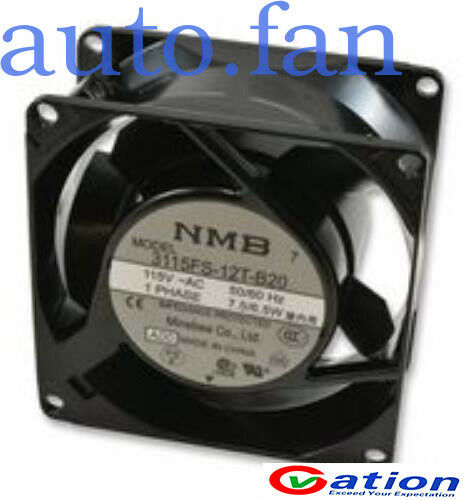 For Nmb Technologies 3115Fs-12T-B20-A00 Axial Fan, 80Mm, 115Vac, 90M