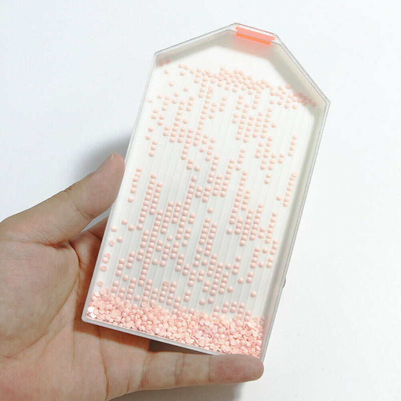 Diamond Painting Accessories Drill Tray with Lid Cover Small Brush Storage Tools