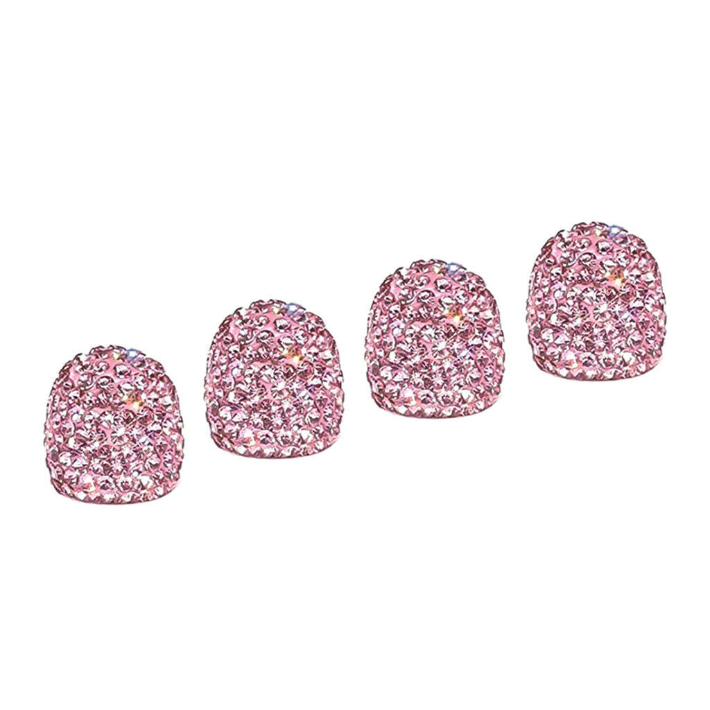 Tire Wheel Stem Valve Cap  Diamond Car Tire Tyre Valve Dust Caps Covers Set 4