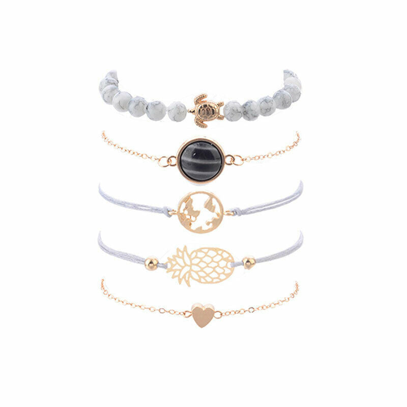 Shop-Story - Nicki Bracelet: Pack Of 5 Bracelets Style Tropical
