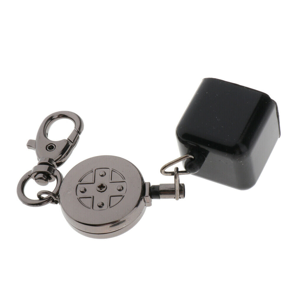 Billiards Snooker Pool Cue Chalk Retractable Container Number 8 Keychain