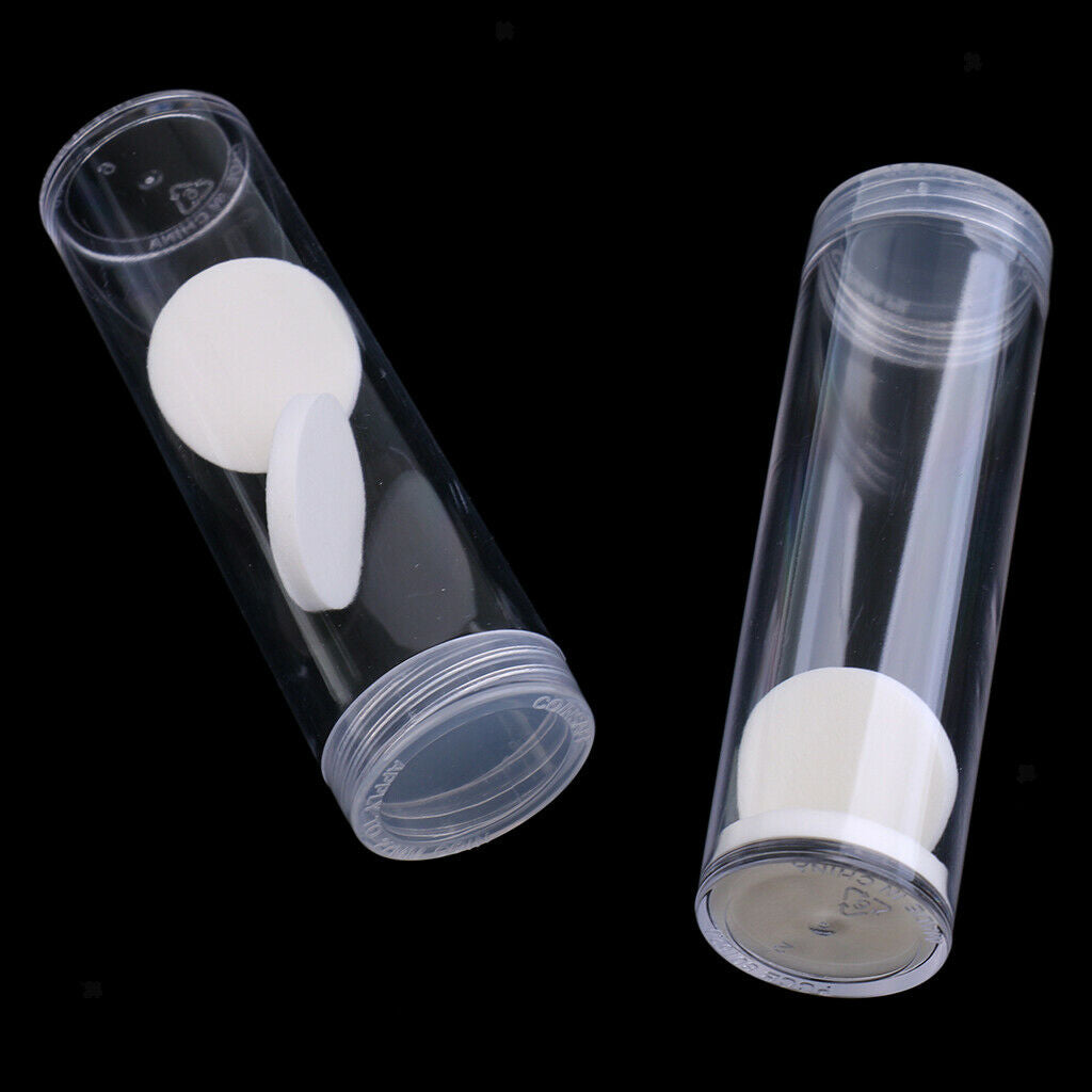 10x Clear 27mm Coins Collection Assorted Storage Sleeves Protect Holder Tube