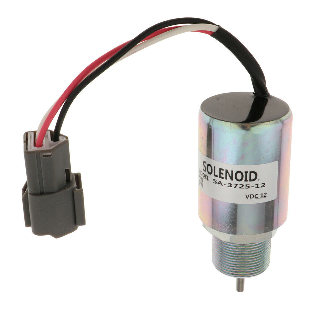 12V Engine Fuel Stop Shut Off Solenoid For   S3L S3L2, SA-3725-12