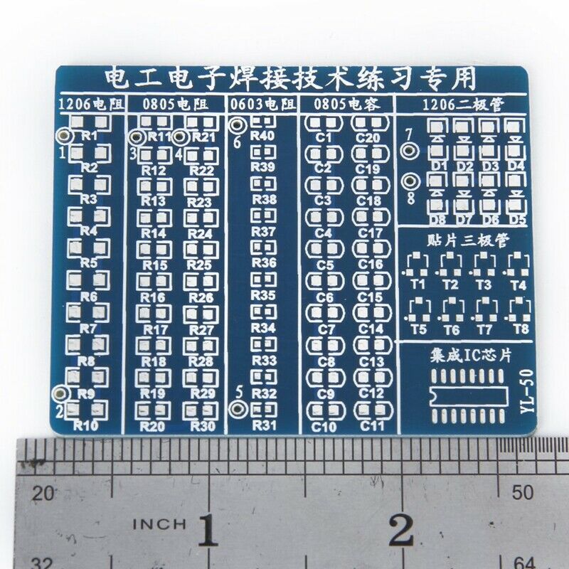 Welding Practice Plate Board DIY Kit SMT SMD Component M8K7K7