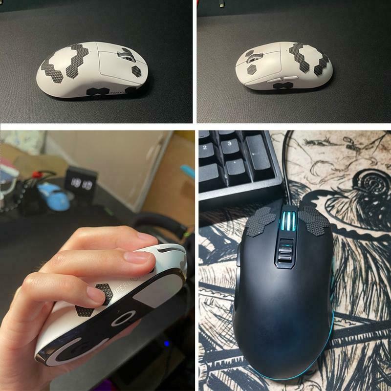 Hotline Games Mouse Sweat Resistant Tape Pads Mouse Side Anti-Slip Stickers
