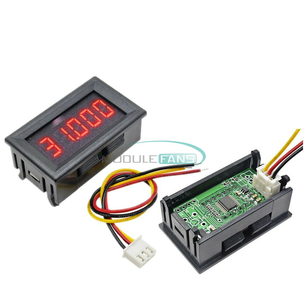 0.36" LED Red 5Digit 0-33.000V Digital Voltmeter Voltage Display Meter Car Panel