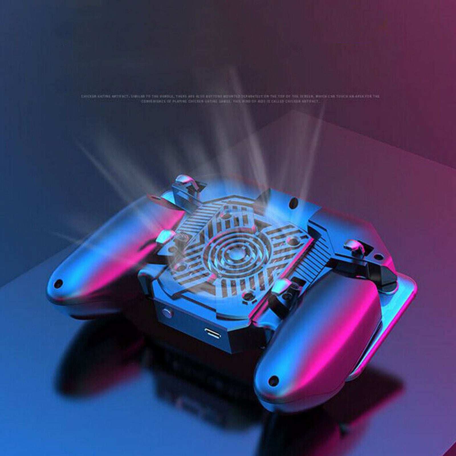 Mobile Phone Trigger Joystick Controller with Cooling Fan Gamepad For PUBG Game
