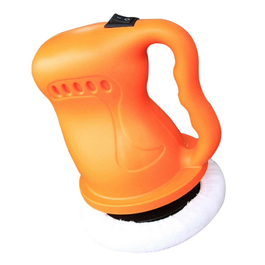 DC12V 36W 12cm Auto Car Polisher Buffing Waxer Polisher High Speed Orange