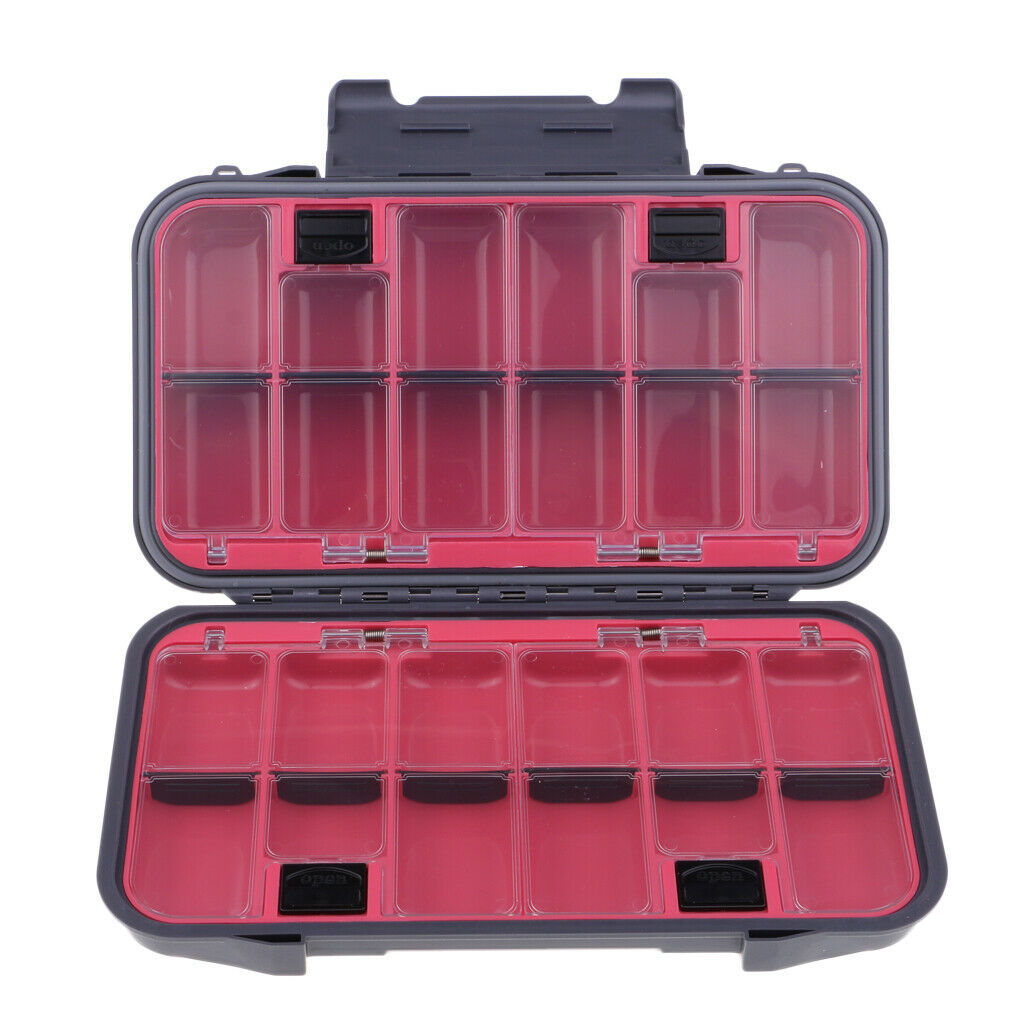 Waterproof Fishing Accessories Box Fishing Tackle Bag Box 24 Compartments