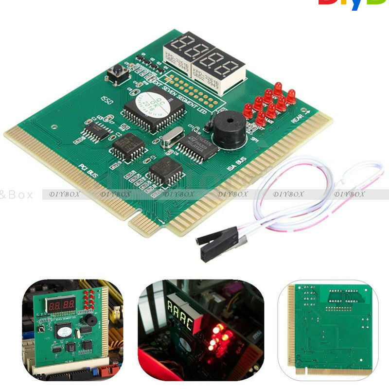 LED 4 Digit PC Analyzer Analysis Diagnostic Tester POST Card PCI Motherboard