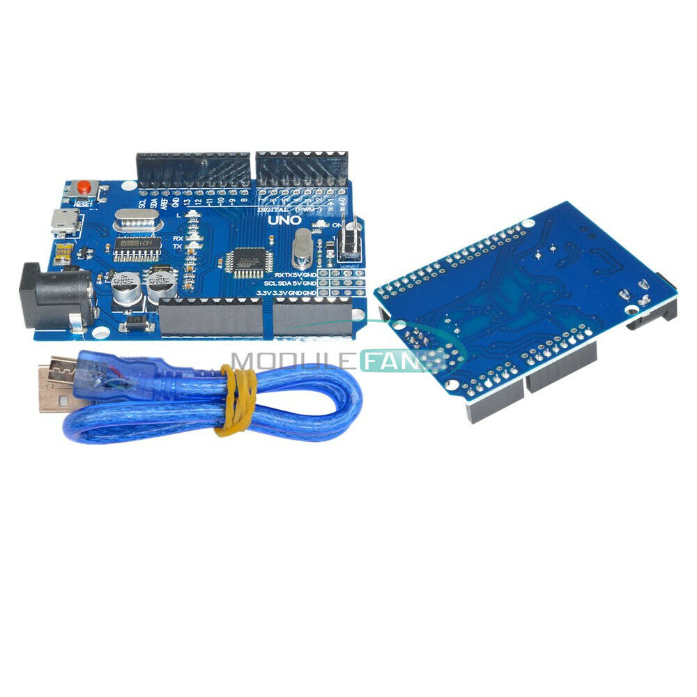 Latest Version UNO R3 ATMEGA328P-16AU CH340G With Micro USB Cable