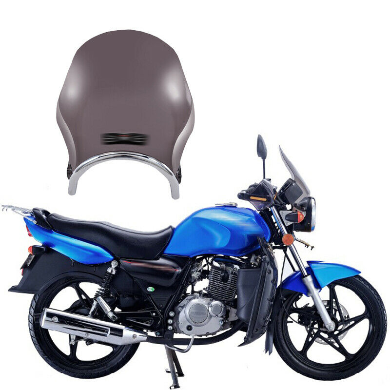 Retro Round 5" 7" Headlight Motorcycle Front Windshield Block Airflow Protective