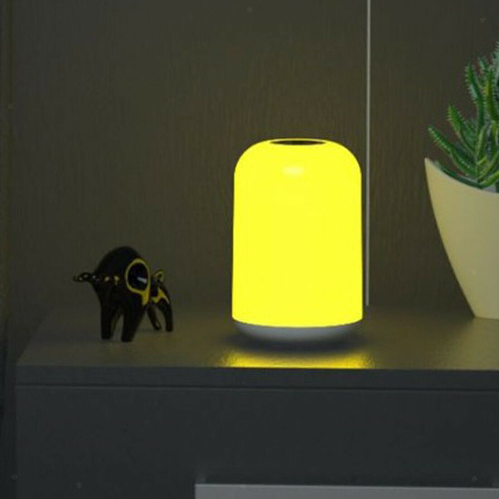 Bedside Table Lamp LED Night Light Dimmable Touch Control USB Rechargeable
