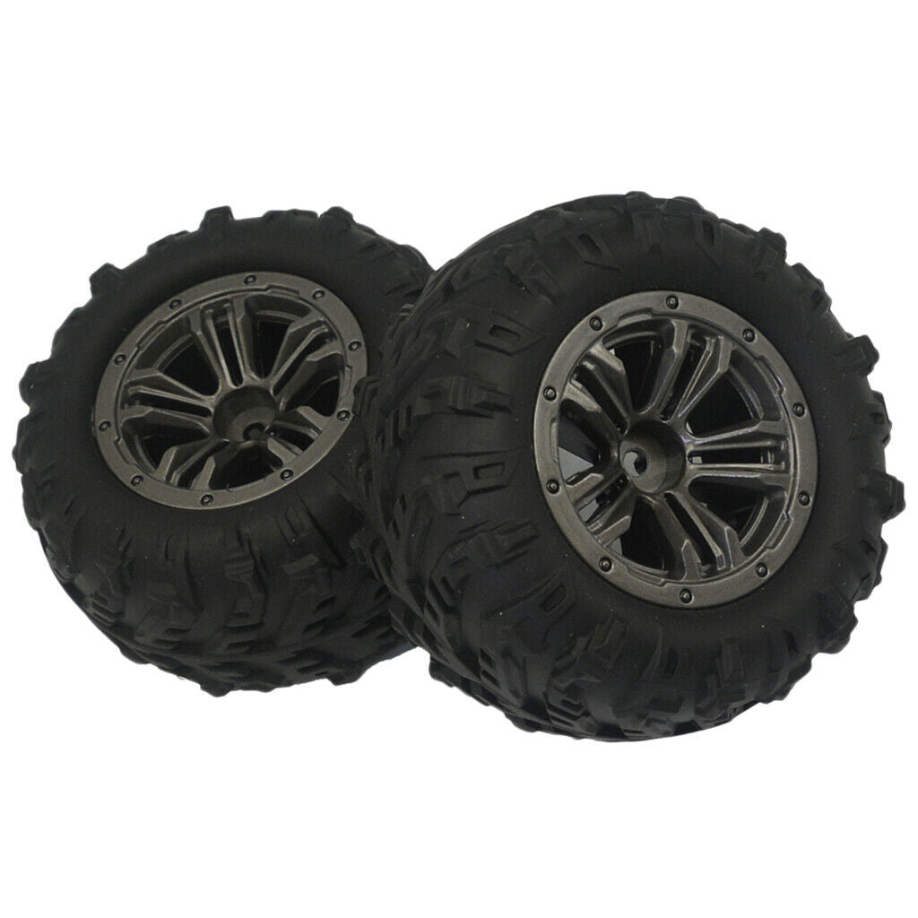 2Pairs RC Car Wheel Tyres for Xinlehong Q901 Q902 Vehicle DIY Replacements