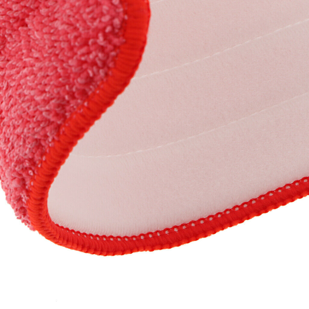 Reusable Household Flat Spray Mop Pad Floor Cleaning Mop Head Cloth Red