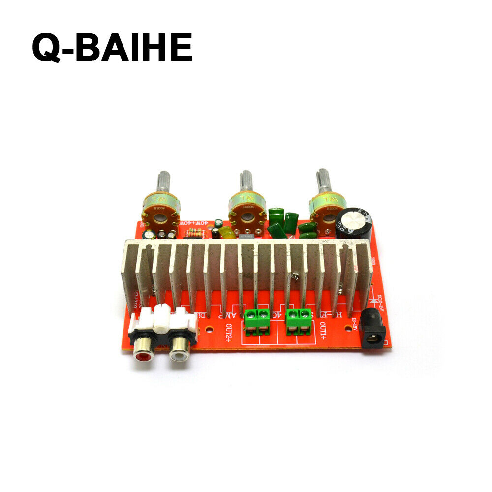 DC12V 40W Car DIY Stereo Two-Channel Power Amplifier Board Finished