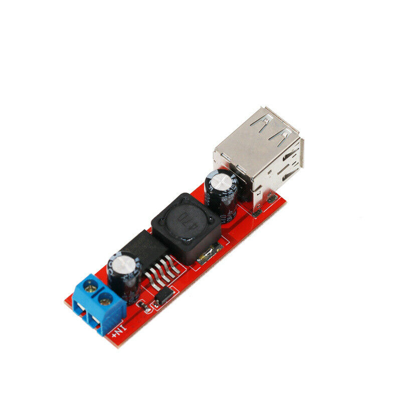 Double USB Charge DC-DC Step Down Converter Module For Vehicle Car Charger LM_AU
