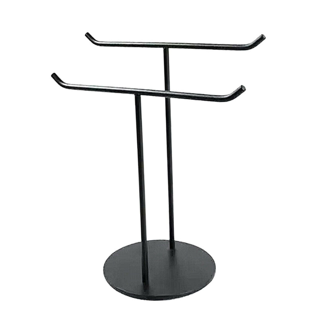 Double Stand Display Stand Scarves Necklace Handbag Metal Shelf