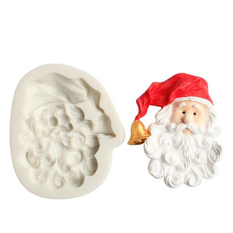 Christmas Santa Claus Silicone Mold Sugarcraft &Chocolate Mold Cake Baking De SJ