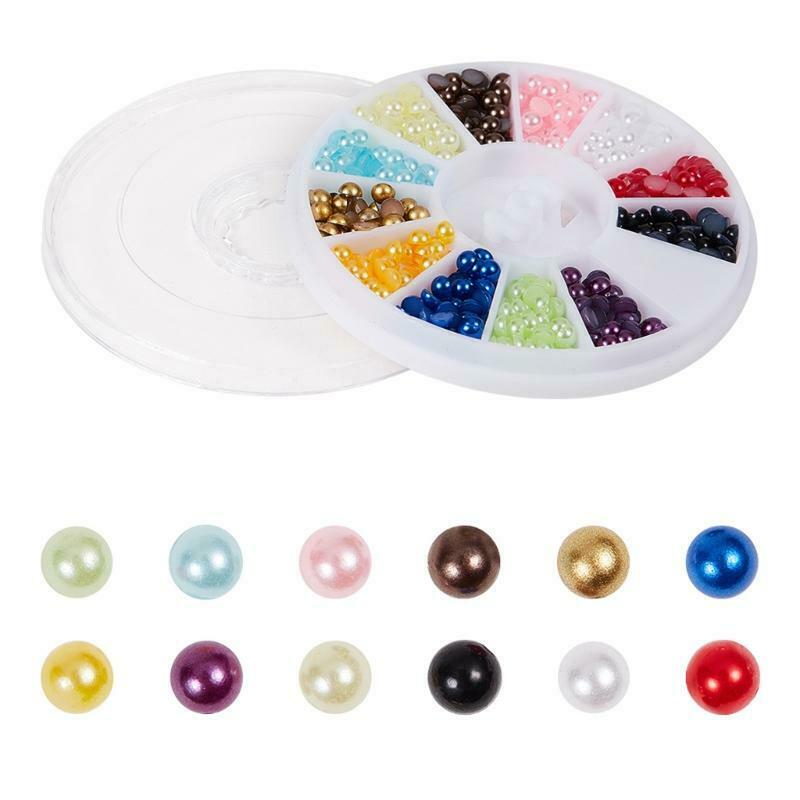 Beads Pearls For Crafts DIY Decoration Nail Art Jewelry Findings Accessories