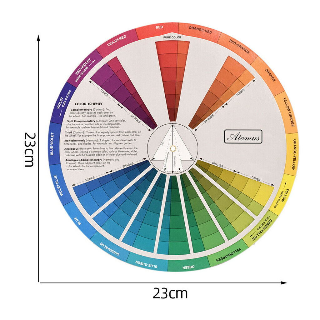 Color Guide Board Plate for Eyebrow Nail Art Painting DIY A