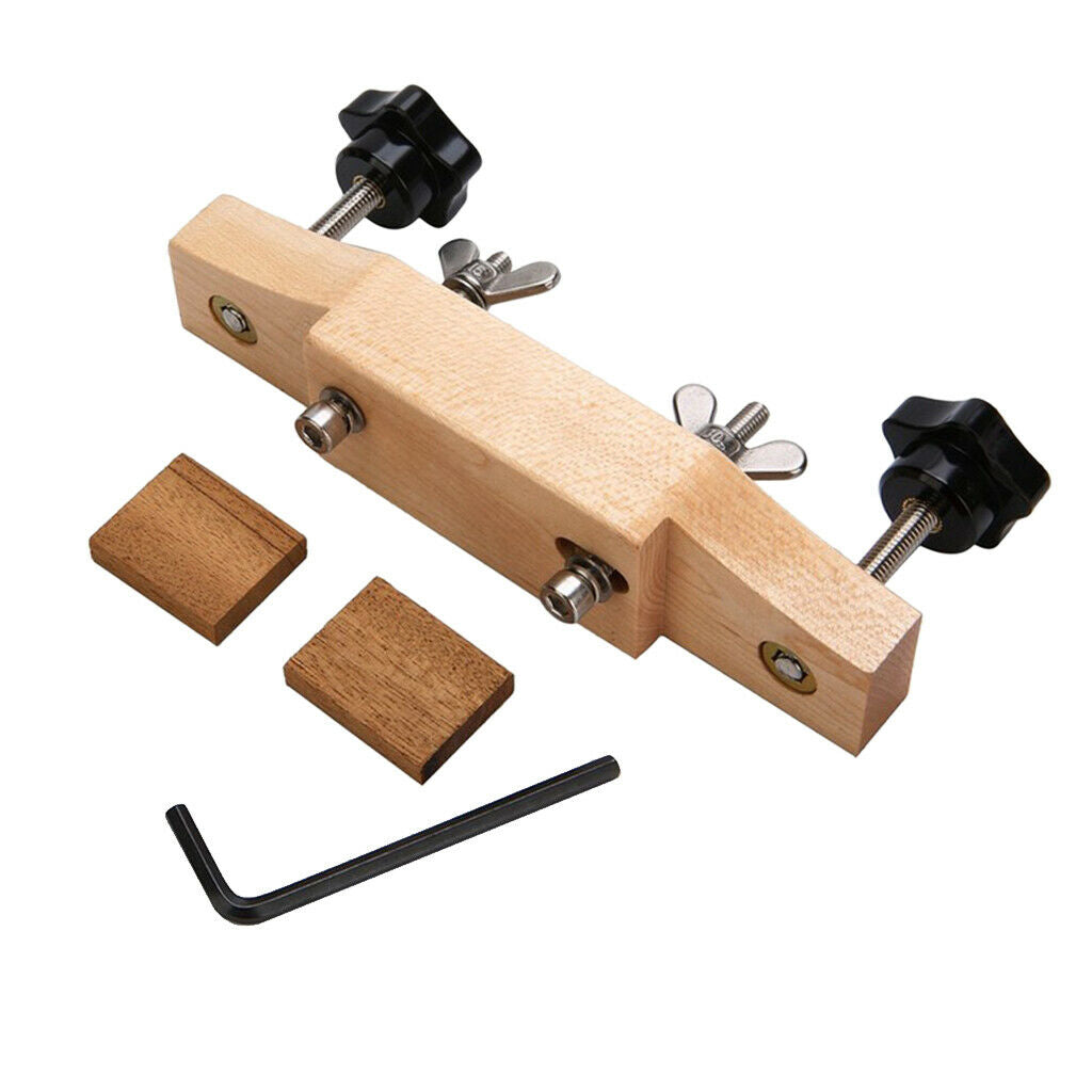 Maple Wood Acoustic Guitar Bridge Clamp Set Luthier Tools 1.45x6.02x0.94inch