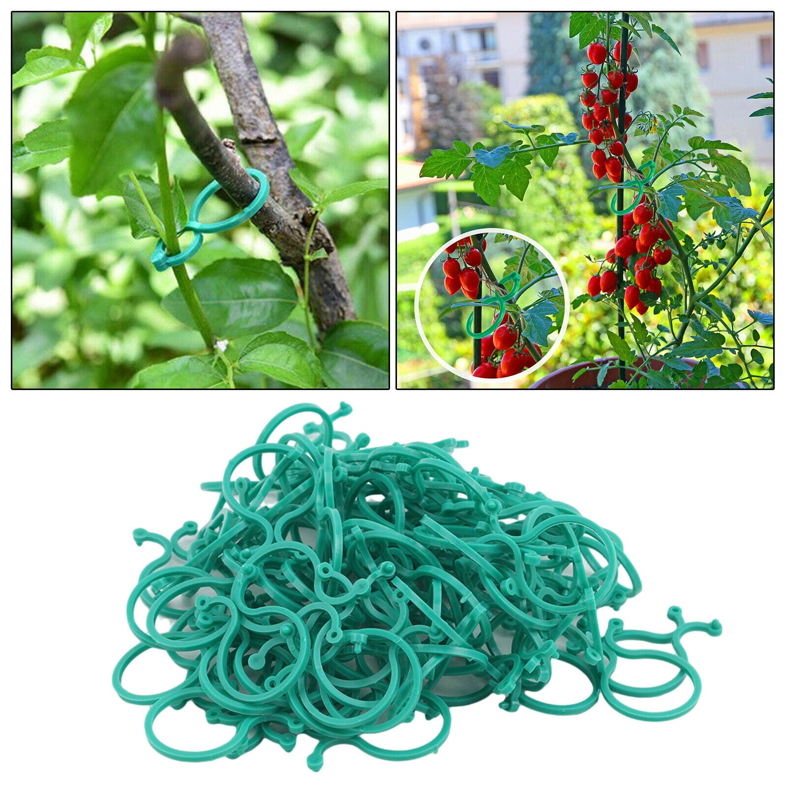 Plant Clips Pepper Flower and Vine Attaching Plant Straightening Trellis