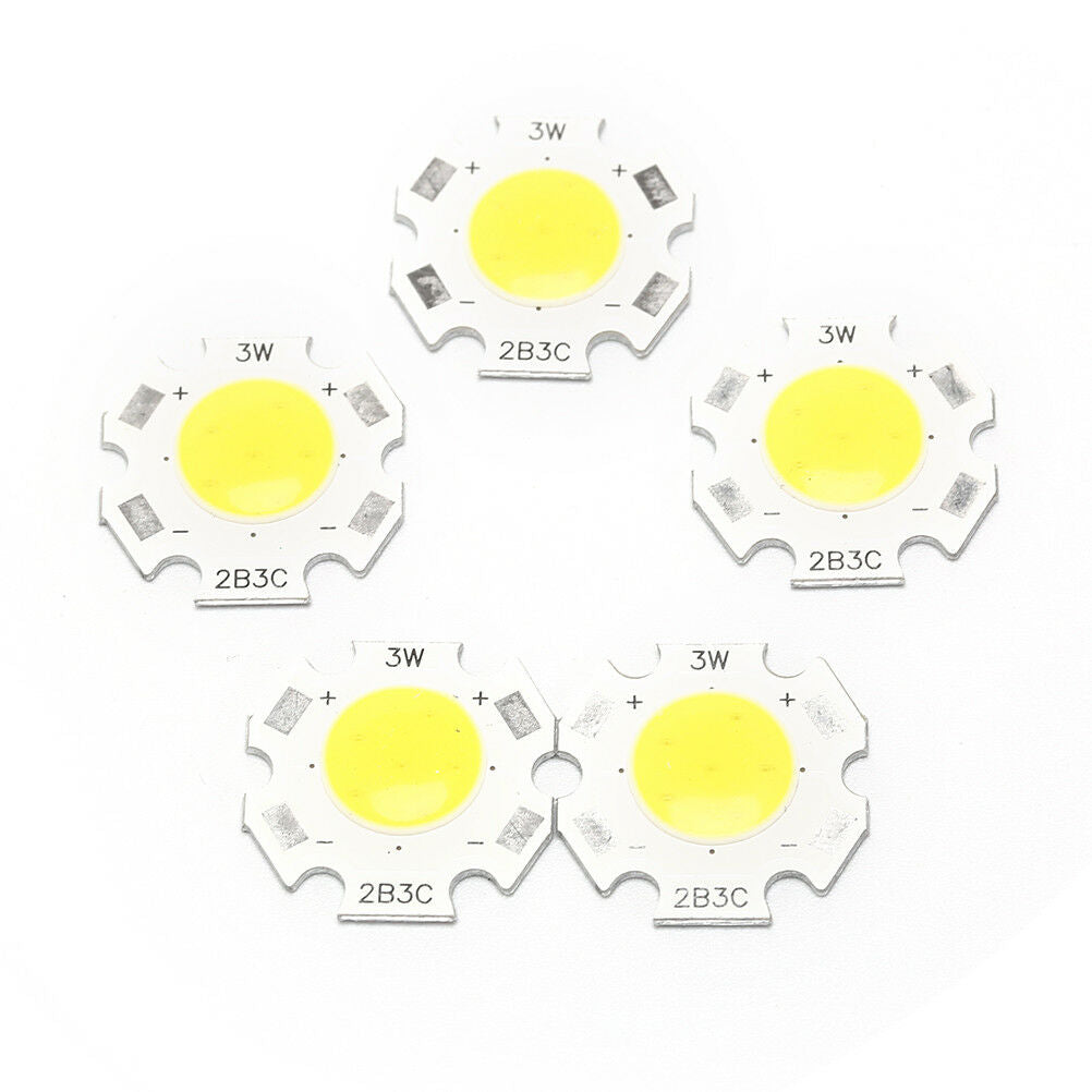 5pcs 3W COB LED Chips LED Strip Bar Light Bulb Lamp Flood Light DC9-1.l8