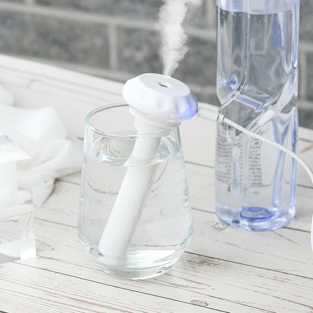 Car Mini Portable Air Humidifier Desktop USB Bottle Purifier Mist Oil Aroma Home