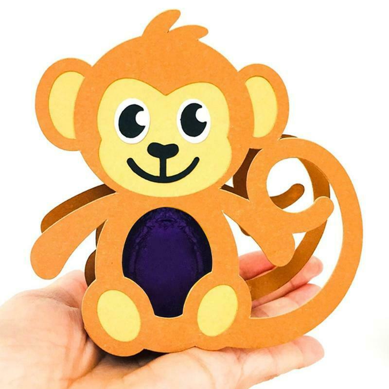 Easter Monkey Box Metal Cutting Dies Stencil Scrapbooking DIY Album Stamp Paper