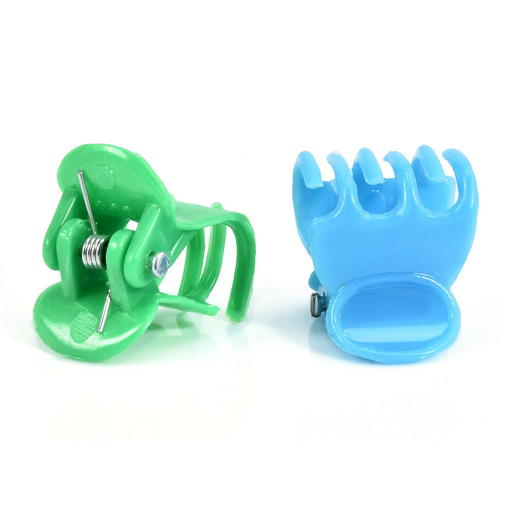 20PCS Bow Tie Kids Colorful Assorted Mini Small Plastic Hair Clips Claws Clamps