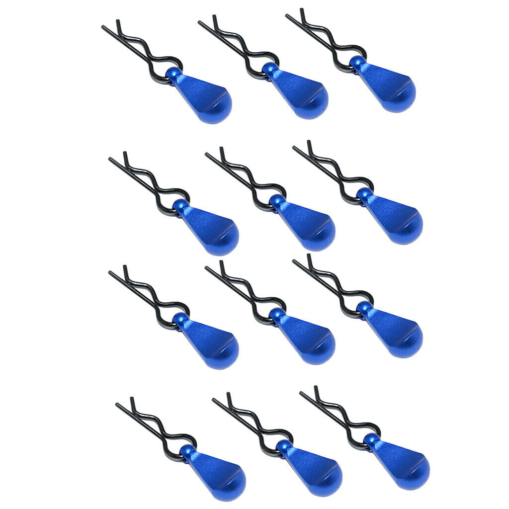 1/8 1/10 RC Car/Truck/Buggy/Crawler Metal Body Clips R-shape Upgrade Parts