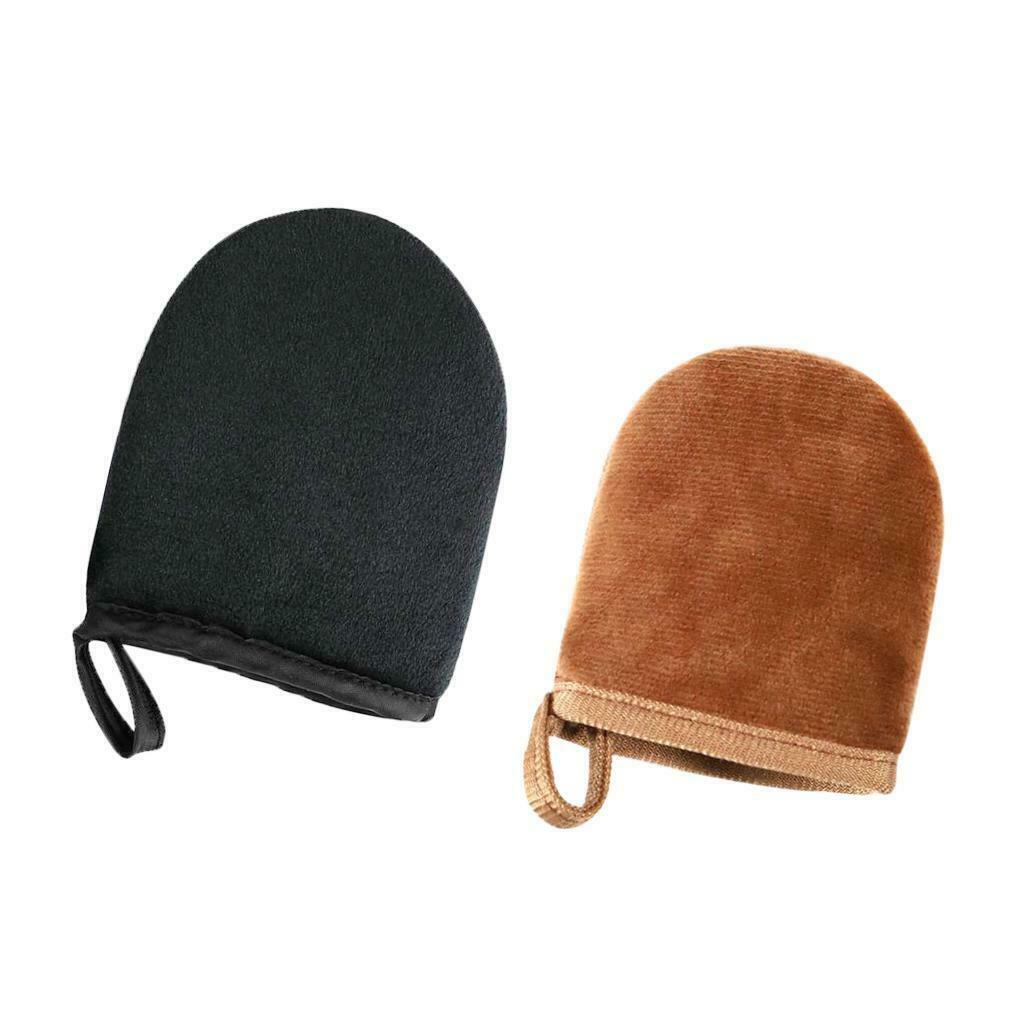 2Pcs Self Tanner Applicator Tanning Mitten Glove Reusable for Lotion Mousse