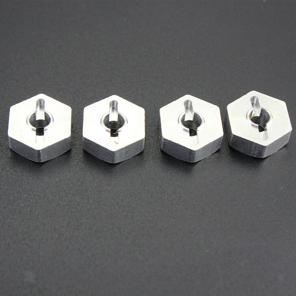 4PCS RC Car Wheel Hex Hub Adapter for WLTOYS 144001 124018 124019 RC Car