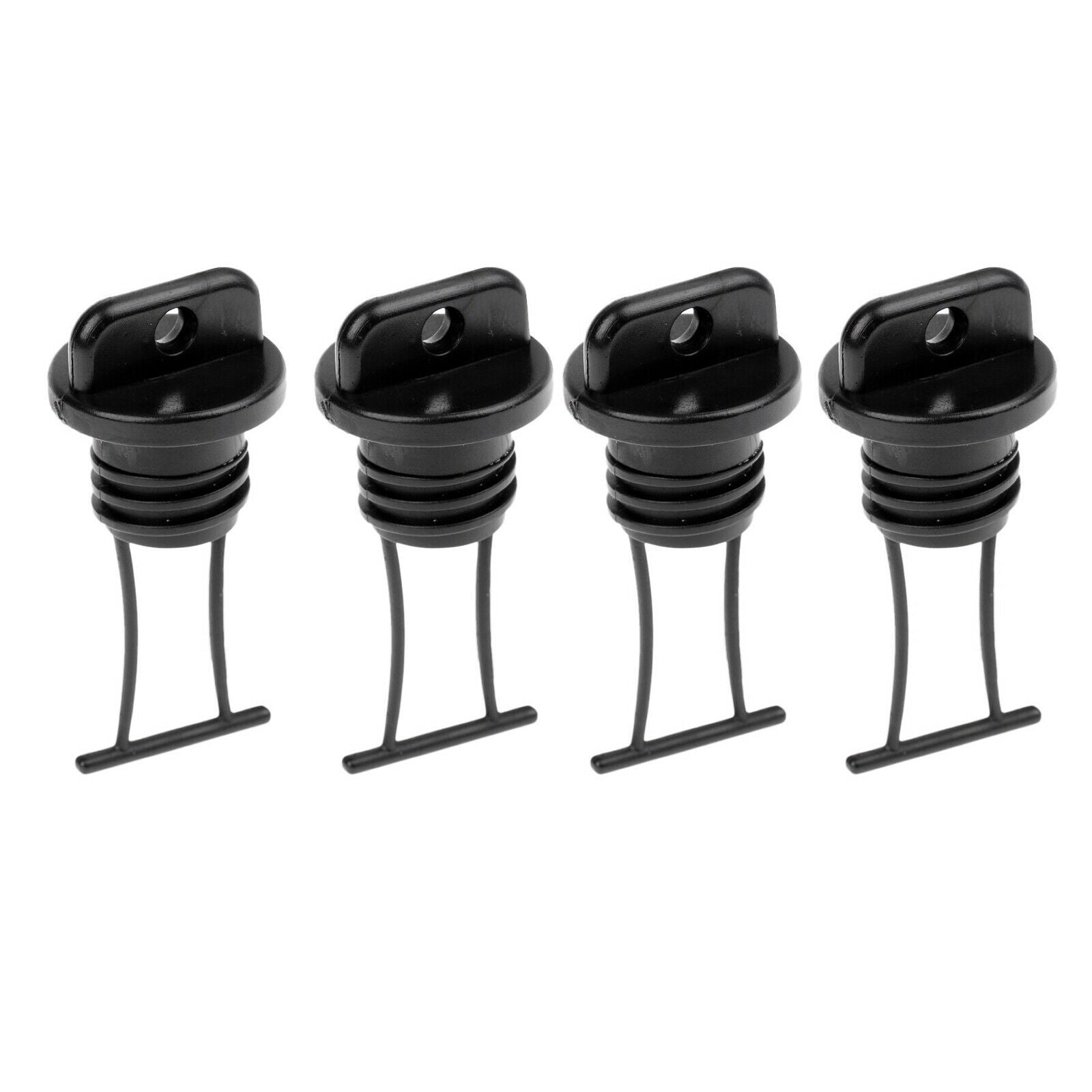 4pc Universal Plastic Hull Drain Plug Bung Spare for Kayak Canoe Boat Accessory
