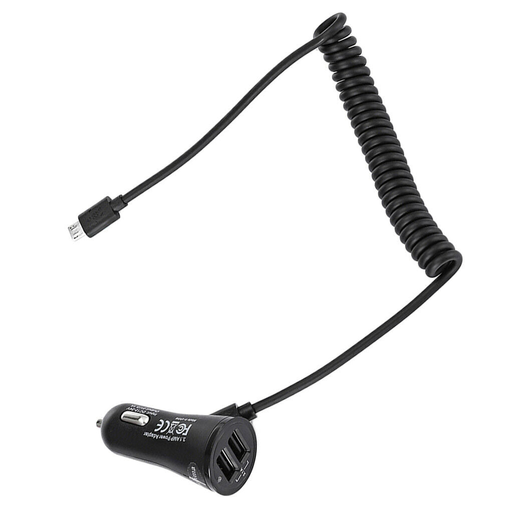 Universal Micro USB Port  Dual Car Charger for Android Phones Tablets