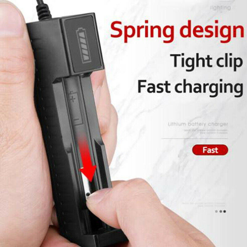 Battery Charger USB Battery Adapter LED Smart Charging CurrentI7CA