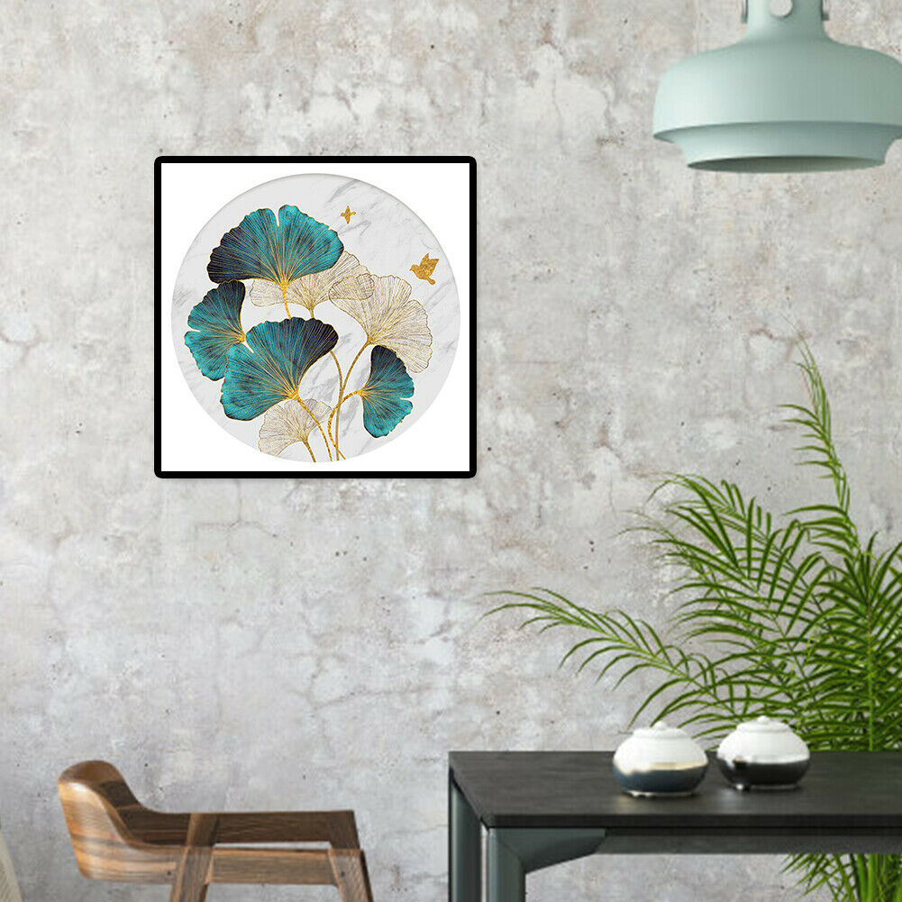 Lotus Leaf 5D DIY Full Round Drill Diamond Painting Cross Stitch for Gifts @