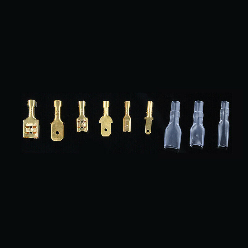 540Pcs Female and Male Crimp Terminal Connector 2.8/4.8/6.3mm AWG 18-14 with Box
