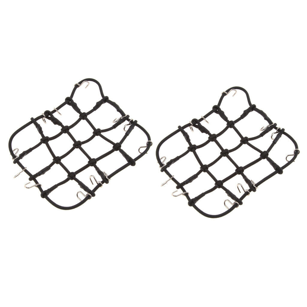 2Pcs Elastic Car Luggage Net with Hook Cargo Net for SCX10 D90 4 RC