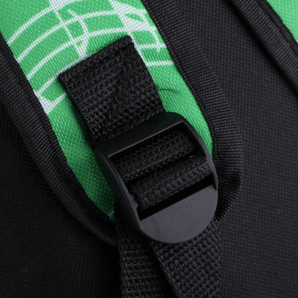 Piano Keyboard Music Note Backpack School Bag Shoulder Travel Daypack Green